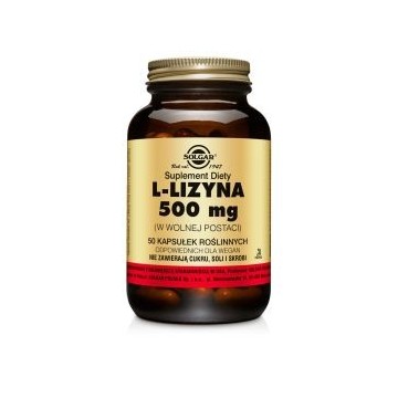 L-Lysine 500mg - 50vcaps. PL - 2