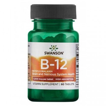 Vitamin B-12 5mg Methyl - 60 caps - 2