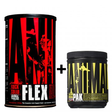 Animal Flex - 44-pack. x1 + Animal Pak - 99g - Cherry Berry x1 - 2