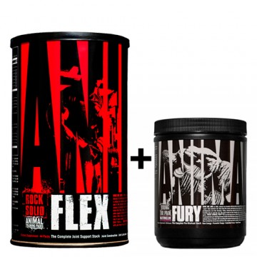 Animal Flex - 44-pack. x1 + Animal Fury - 80,15g - Watermelon x1 - 2