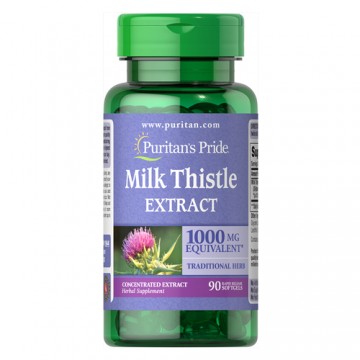 Milk Thistle 4:1 Extract 1000mg - 90softgels. - 2