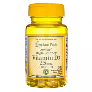 Vitamin D3 1000 IU - 100softgels. - 2