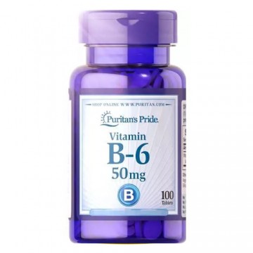 Vitamin B-6 50mg - 100tabs.