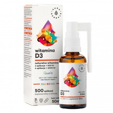 Witamina D3 Dla Dzieci MCT - Aerozol - 50ml - 2