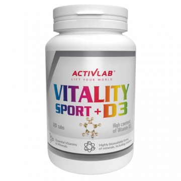Vitality Sport + D3 - 120tabs.