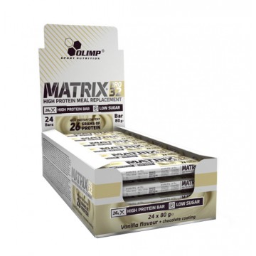 Matrix Pro 32 Bar - 80g - Vanilla x24 - 2