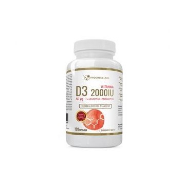 Vitamin D3 2000IU + Prebiotic - 120caps.