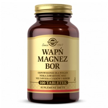 Wapń Magnez Bor - 100vtabs. PL Calcium Magnesium Boron - 2