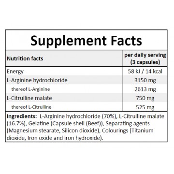 Arginine Shock - 80caps. - 2