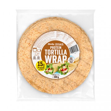 Protein Tortilla Wraps (4 wraps) - 280g - Sale - 2