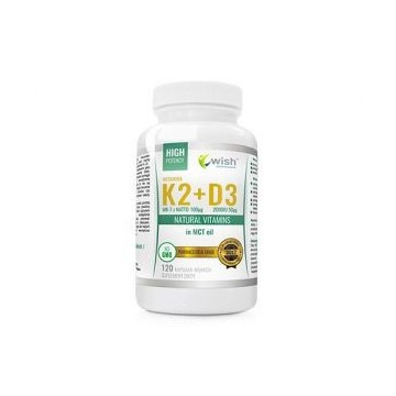 Vitamin K2 Mk-7 Natto 100mcg + D3 50mcg with MCT Oil - 120caps