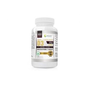Vitamin D3 50mcg + Prebiotic - 120caps.