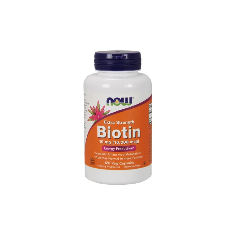 Biotin 10mg Extra Strength - 120vcaps.