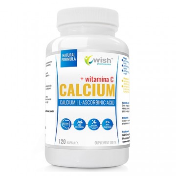 Calcium + Vitamin C - 120caps.