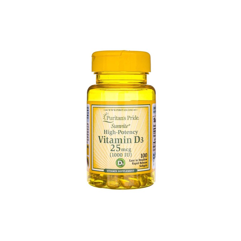 Vitamin D3 1000 IU 100softgels. Sale