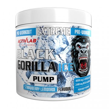 Black Gorilla Ice Pump PreWorkout - 300g - Strawberry Lemonade - 2