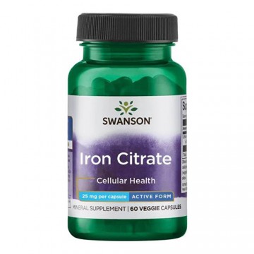Iron Citrate 25mg  - 60vcaps.