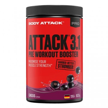 Attack 3.1 Pre Workout Booster - 600g-Blackcurrant - 2