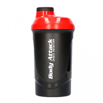 Shaker Body Attack - 600ml - Black/Red - 2