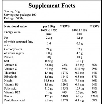 Mass Active - 5000g - Chocolate - 2