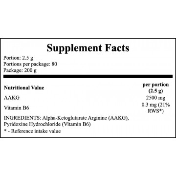 Base Line Arginine AKG - 200g. - 2