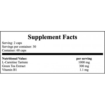 Green L-Carnitine - 60caps. - 2