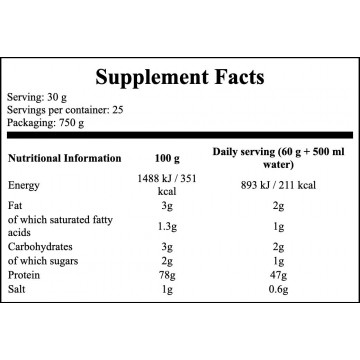 Protein Shake - 750g - Vanilla - 2