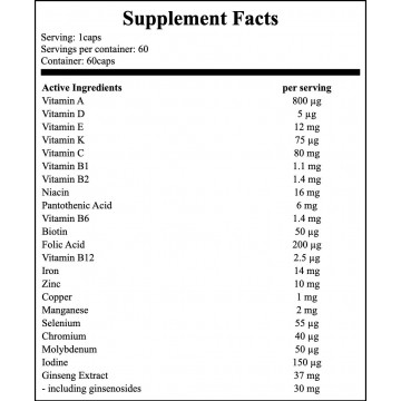 Vitality Complex - 60tab - 2