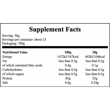 100% Isolate De Luxe - 700g - Vanilla - 2