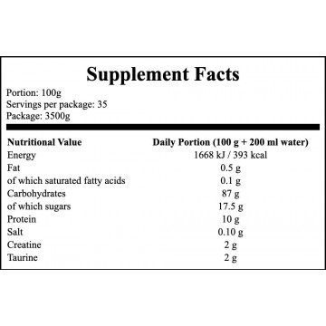 Mass Up - 3500g - Strawberry - 2