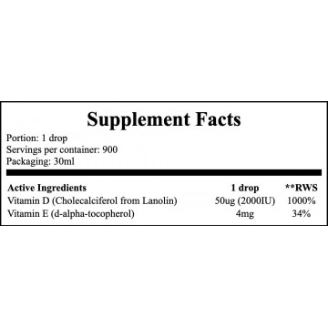 Vitamin D3 Forte 2000IU - 30ml - 2