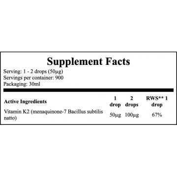 Vitamin K2 Mk-7 Forte - 30ml - 2