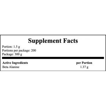 Beta Alanine - 300g - Lemon - 2