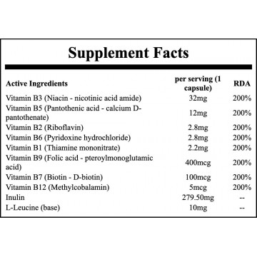 Vitamin B Complex 200% - 120caps - 2