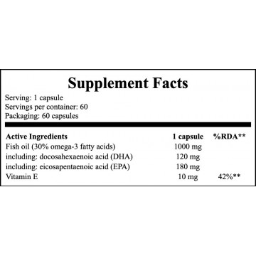 Omega 3 1000mg - 60caps. - 2