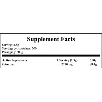 Citrulline - 500g - Watermelon - 2