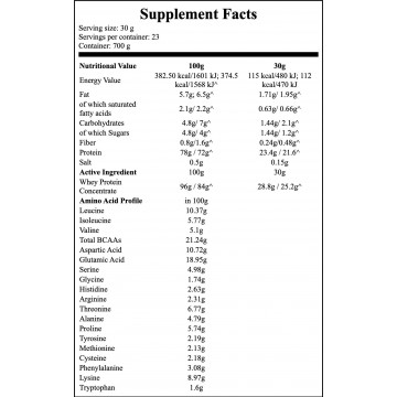 Real Whey - 700g - Strawberry - 2