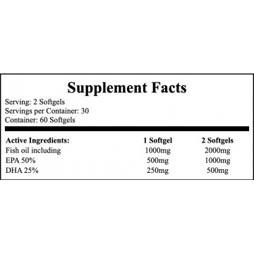 Omega Strong - 60softgels - 2