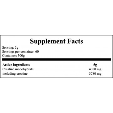 Creatine Monohydrate - 300g - Lemon - 2