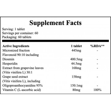 Diosmina max z hesperydyna - 60tabs - 2