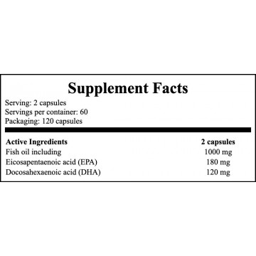 Omega 1000 500mg - 120caps. - 2