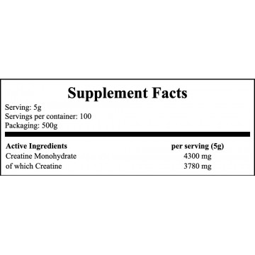 Creatine Monohydrate - 500g - Lemon - 2