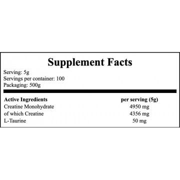 Creatine Monohydrate - 500g - Cola Lemon - 2