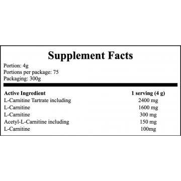 L-Carnitine Complex - 300g - Orange Lemon - 2