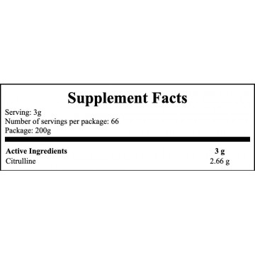 Citrulline - 200g - Raspberry Strawberry - 2