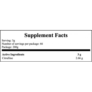 Citrulline - 200g - Lemon Orange - 2