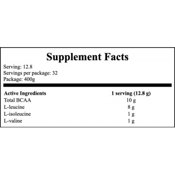 BCAA 8:1:1 - 400g - Blueberry - 2