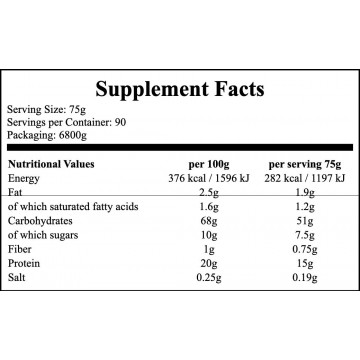 Real Mass - 6800g - Cookies - 2