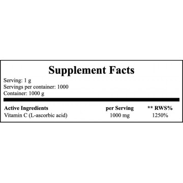 Witamina C (Kwas L-askorbinowy) - 1000g (Vitamin C) - 2