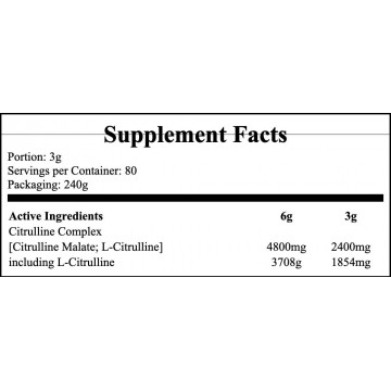 Citrulline Synergy - 240g - Watermelon Apple - 2